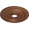 Ekena Millwork Oldham Ceiling Medallion (Fits Canopies up to 8 5/8"), 18"OD x 3 3/8"ID x 7/8"P, Polished Copper CM18OL1POS - alternate 4
